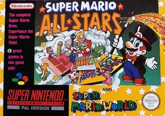 Super Mario All Stars + Super Mario World (L) SNES (Käytetty)