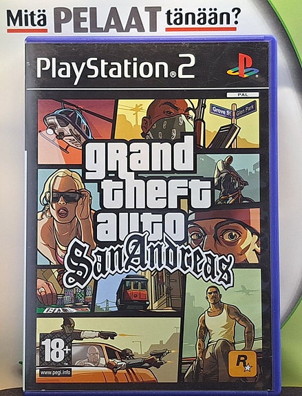 GTA Grand Theft Auto: San Andreas (CIB) PS2 (Käytetty)