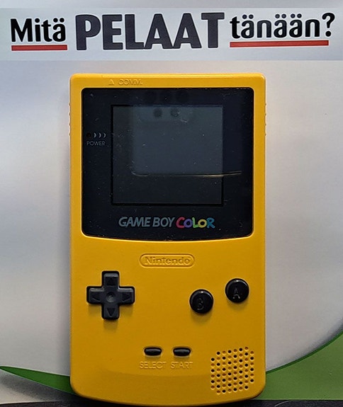 Gameboy Color Keltainen konsoli (L) GBC (Käytetty)