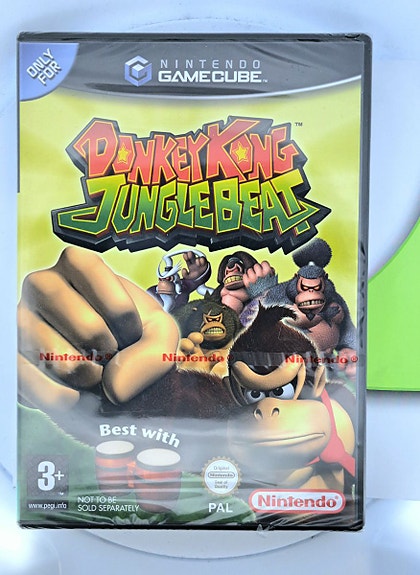 Donkey Kong Jungle Beat (NIB) (pelkkä peli) GC (Käytetty)