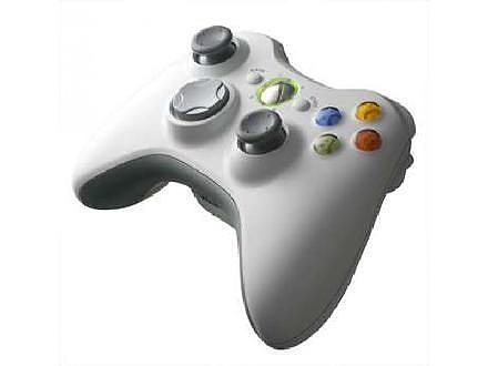 Ohjain Langaton Valkoinen Microsoft Xbox 360 (Käytetty)