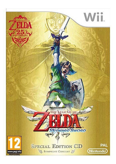 Legend of Zelda: Skyward Sword + Special Orchestra CD (NIB) Wii (Käytetty)