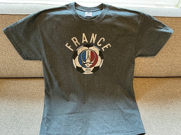 Ranska France Jalkapallo Football Soccer Grateful Dead T-paita T-shirt