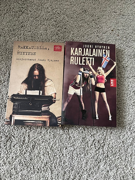 Jouni Hynynen kirjat Rakkaudella, Hynynen & Karjalainen ruletti