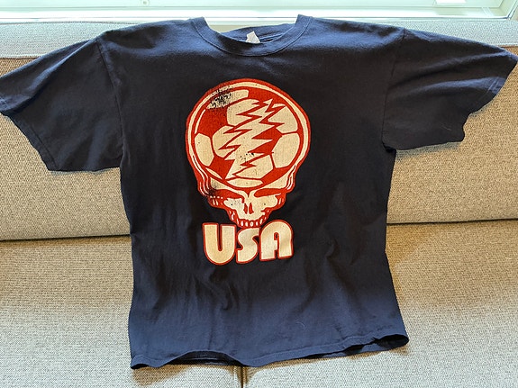 USA Jalkapallo Football Soccer Grateful Dead T-paita T-shirt