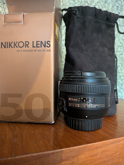 Nikon AF-S Nikkor 50mm f/1.4G objektiivi