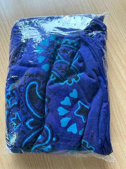 Nanso naisten pyjama paita koko L sininen naisten