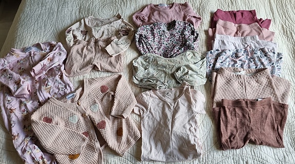 Vaatesetti, Newbie, Lindex, Name It, Monia, Ciraf, koko 74