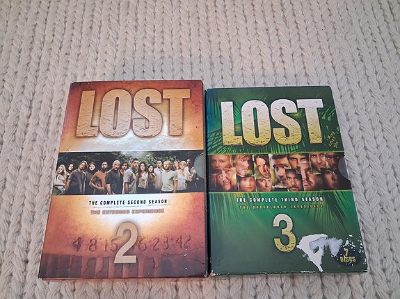 Lost kausi 2 ja 3 DVD