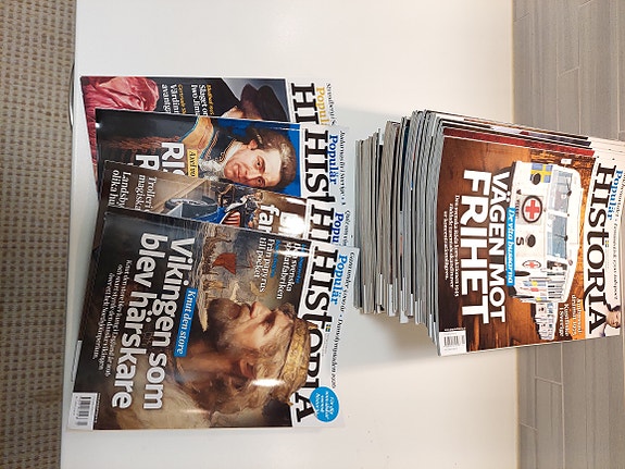 Popular Historia -lehdet ruotsiksi 44kpl