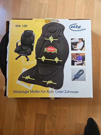 Ma 100 hierontatuoli autoon tai työtuoliin