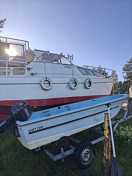 Vator moottorivene perämoottorilla 20hv evinrude