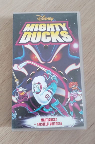 Mighty ducks VHS elokuva