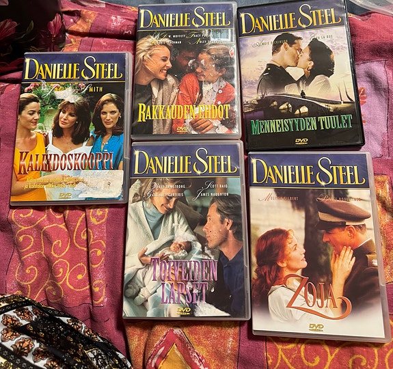 Danielle Steel DVD-elokuvat 5 kpl