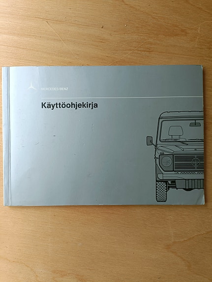 Mercedes Benz  G w460 käyttöohjekirja