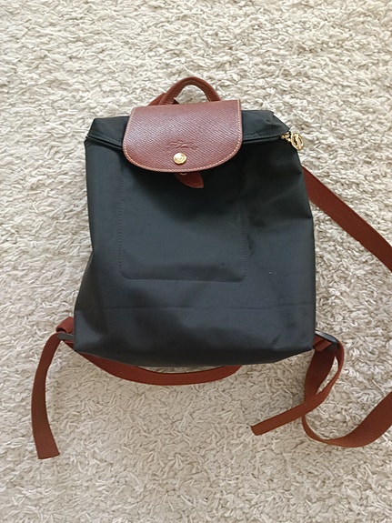 Longchamp reppu ruskeilla yksityiskohdilla naiset