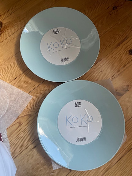 Arabia Koko lautaset vaaleansiniset / aqua