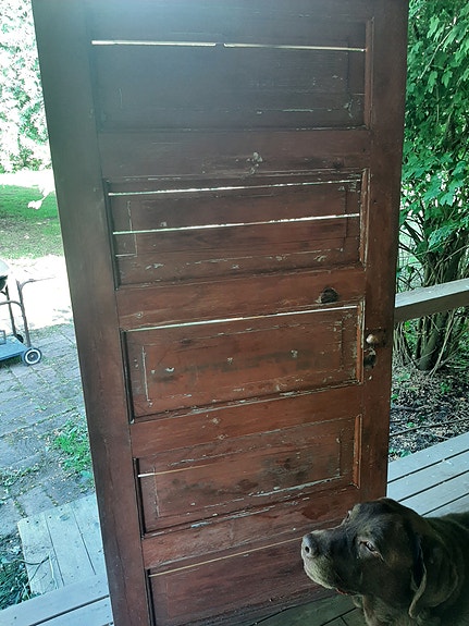 Vanha ovi pöytälevyksi
