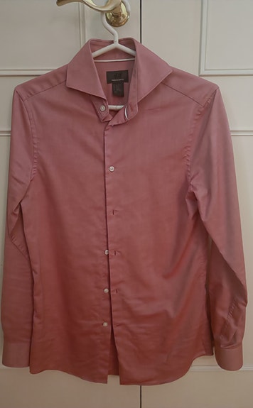 Vaaleanpunainen, slim fit -kauluspaita, xs