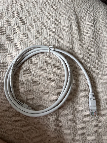 Ethernet-verkkokaapeli RJ45 1m harmaa