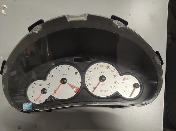 Peugeot 206 mittaristo / mittaritaulu 2004