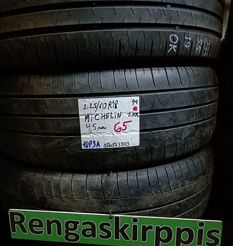 1kpl 225/60R18 Michelin kesä 4,5mm