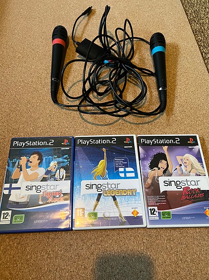 Ps2 singstar mikki+pelit