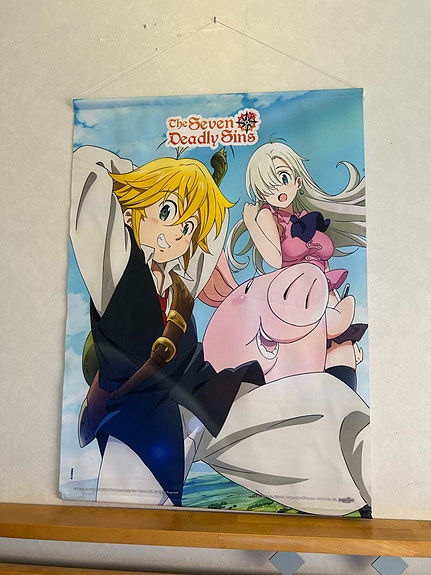 The Seven Deadly Sins anime-juliste seinälle