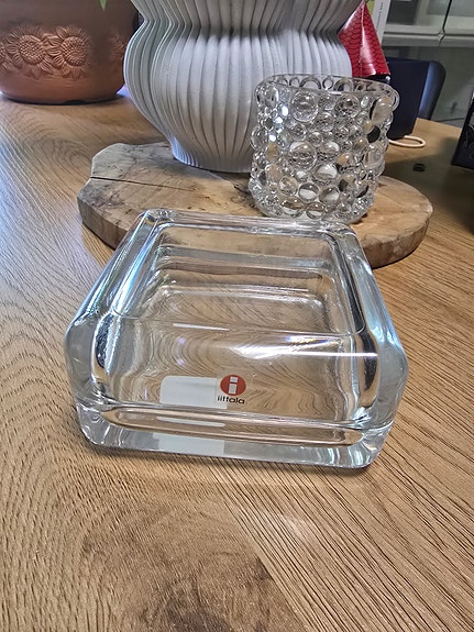 Iittala vitriini lasirasia kirkas