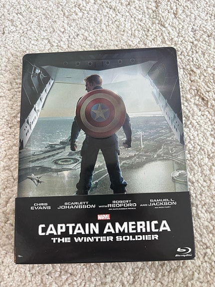 Captain America: The Winter Soldier Blu-ray -teräskotelo