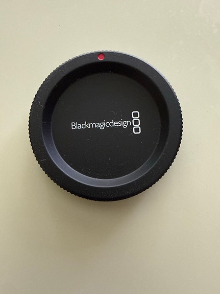 Blackmagic camera Lens cover