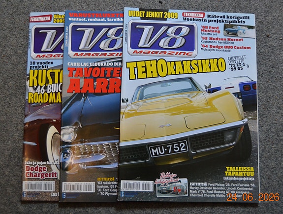 V8 lehtiä