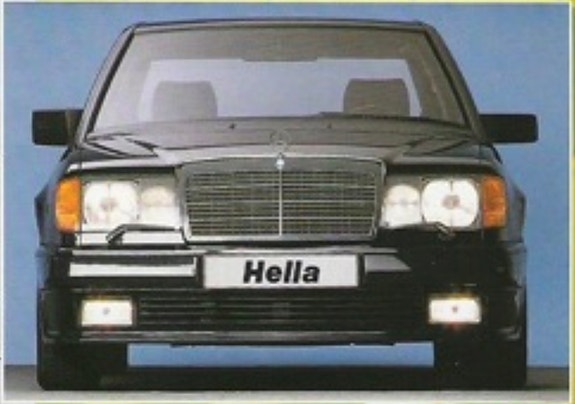W124 Hella etupuskuri