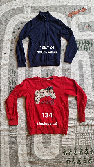 134/140 pojan vaatteita