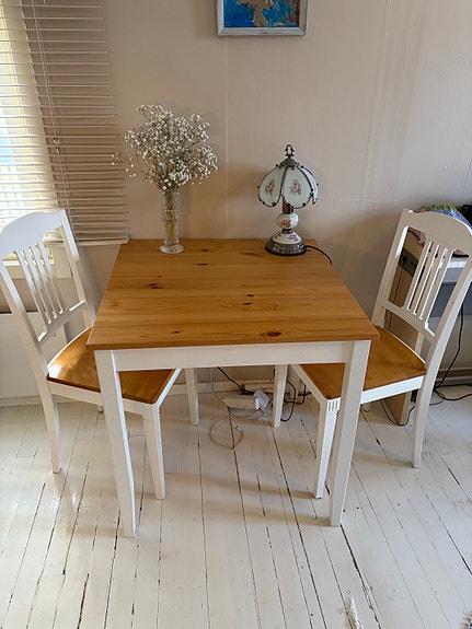 Ikea Lerhamn ruokapöytä & tuolit