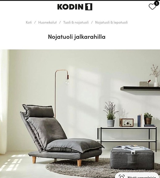 Ostetaan kuvan tuoliin kuuluva rahi