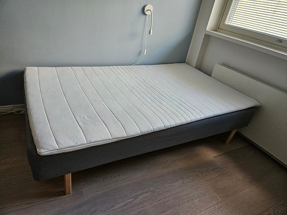 120cm sänky ja petari