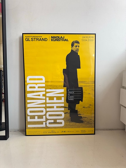 Leonard Cohen juliste kehystetty 100x70cm