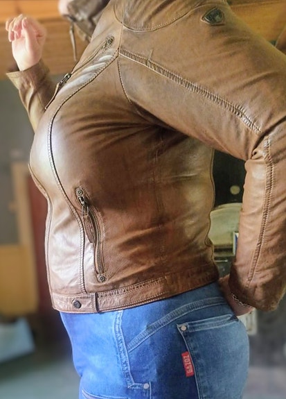 Vintage Gipsy nahkatakki 2XL (vastaa L-XL?) TARJOA!!!