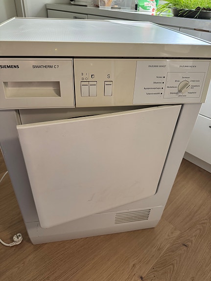 Siemens Siwatherm C7 kondensoiva kuivausrumpu valkoinen