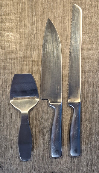 Iittala Citterio veitsisetti ja juustohöylä