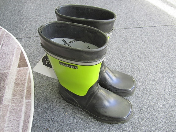 Nokian Vikla lasten kumisaapas musta/lime