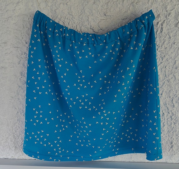Sininen vintage-hame