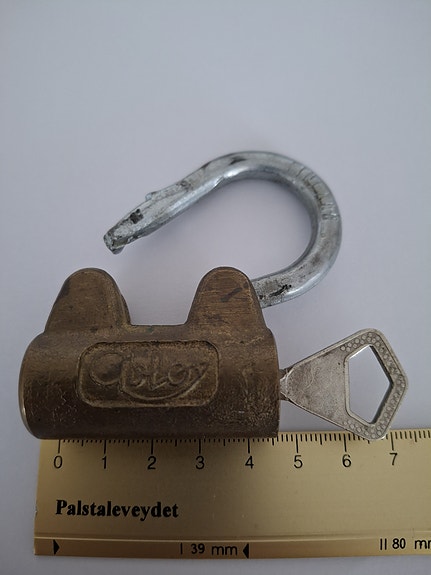 Abloy lukko, vanha käytetty, 1 avain