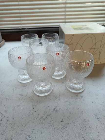 Iittala Kekkerit Moukku juomalasit 20 cl kirkas lasi