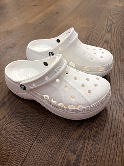 Crocs baya platform clog, koko 39-40, valkoinen