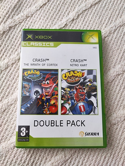 Xbox Crash Bandicoot Double Pack: The Wrath of Cortex ja Nitro Kart