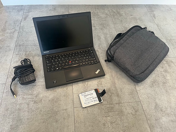 Lenovo ThinkPad X240, laukku ja extra ssd
