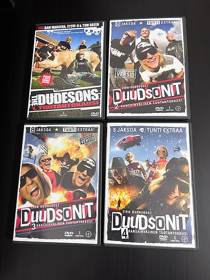 The Dudesons / Duudsonit - Kaudet 1-4 - DVD