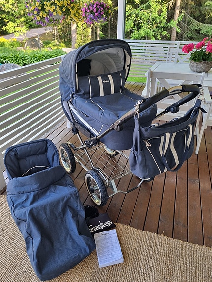 Emmaljunga Duo Combi 3-in-1 Mondial De Luxe Edge yhdistelmävaunut